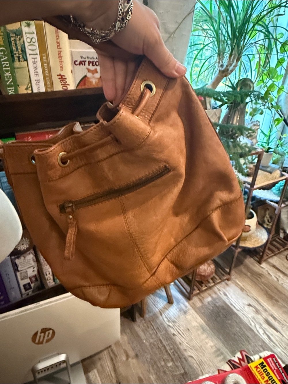 Leather crossbody purse - Picture 3 of 4